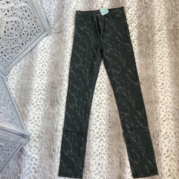 NWT! Urban Outfitters Cheap Monday Skyscraper jeans size 30 skeleton goth fall - Picture 3 of 17